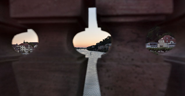 The Neckar, view from the Old Bridge (Photo: Diemer)