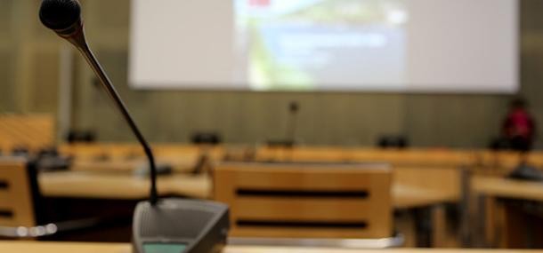 Neuer Sitzungssaal. (Foto: Stadt Heidelberg) Neuer Sitzungssaal.