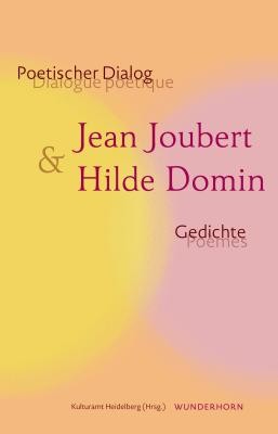 Buchtitel "Poetischer Dialog" (Gestaltung: Verlag Das Wunderhorn)"