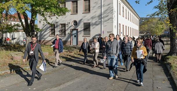 Begehung der Patton Barracks (Foto: Rothe) Begehung der Patton Barracks (Foto: Rothe)