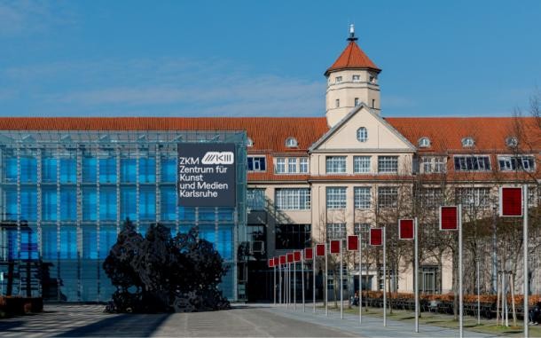 Das Zentrum für Kunst und Medien Karlsruhe (Foto: Felix Grünschloß). Das Zentrum für Kunst und Medien Karlsruhe (Foto: Felix Grünschloß).