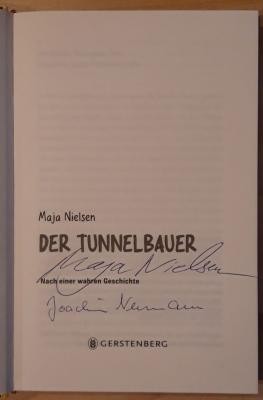 Signiertes Werk des "Tunnelbauers" (Foto: HDer Literaturscouts)