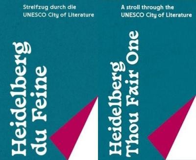 Titel der Literaturstadt-Broschüren auf Deutsch und Englisch Titel der Literaturstadt-Broschüren auf Deutsch und Englisch