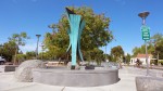 Die Fontäne auf der California Avenue in Palo Alto. (Foto: City of Palo Alto)