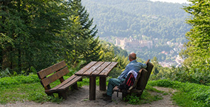 Space to breathe – Heidelberg’s city forest has achieved certification as a ‘recreational forest’. (Photo: Anspach) Space to breathe – Heidelberg’s city forest has achieved certification as a ‘recreational forest’. (Photo: Anspach)