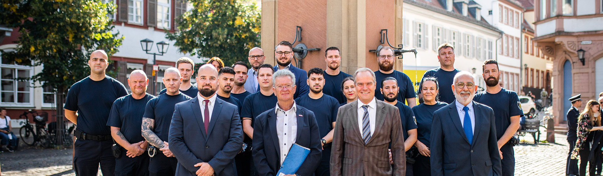 Gruppenfoto des Kommunalen Ordnungsdienstes.