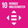 Logo Ziel 10 "Weniger Ungleichheiten" (Grafik: Vereinte Nationen)