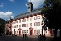 Das Gebäude der Alten Universität in Heidelberg von außen.