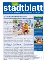 Titelbild des Stadtblatts Nr. 30 vom 23. Juli 2014