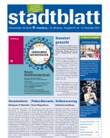 Titelbild des Stadtblatts Nr. 46 vom 12. November 2014