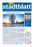 Titelbild des Stadtblatts Nr. 52 vom 23. Dezember 2014