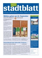 Titelbild des Stadtblatts Nr. 38 vom 18. September 2013