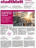 Die Stadtblatt-Titelseite vom  27. September 2017