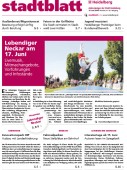 Die Stadtblatt-Titelseite vom 13. Juni 2018
