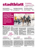 Die Stadtblatt-Titelseite vom 21. November 2018
