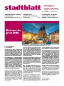 Die Stadtblatt-Titelseite vom 19. Dezember 2018